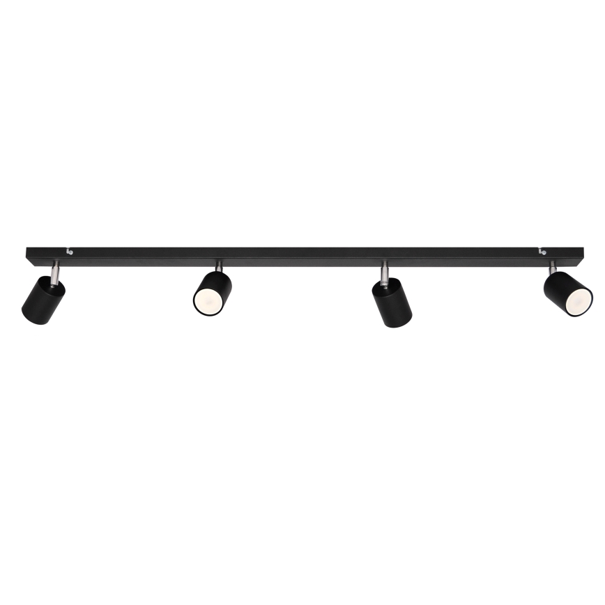 LED Reflektor TUNE 4xGU10/4,8W/230V črna
