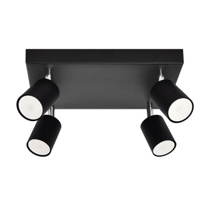 LED Reflektor TUNE 4xGU10/4,8W/230V črna