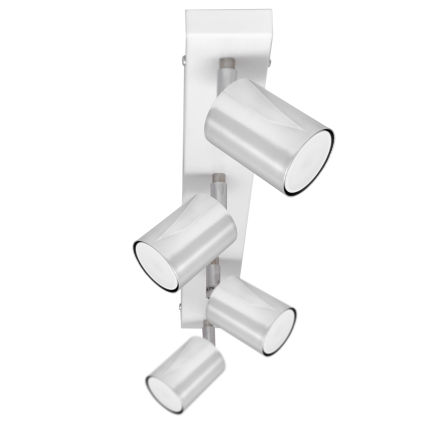 LED Reflektor TUNE 4xGU10/4,8W/230V mat krom/bela