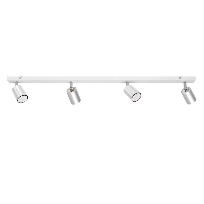 LED Reflektor TUNE 4xGU10/4,8W/230V mat krom/bela