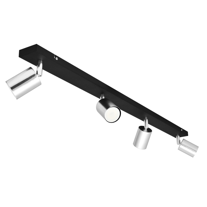 LED Reflektor TUNE 4xGU10/4,8W/230V mat krom/črna