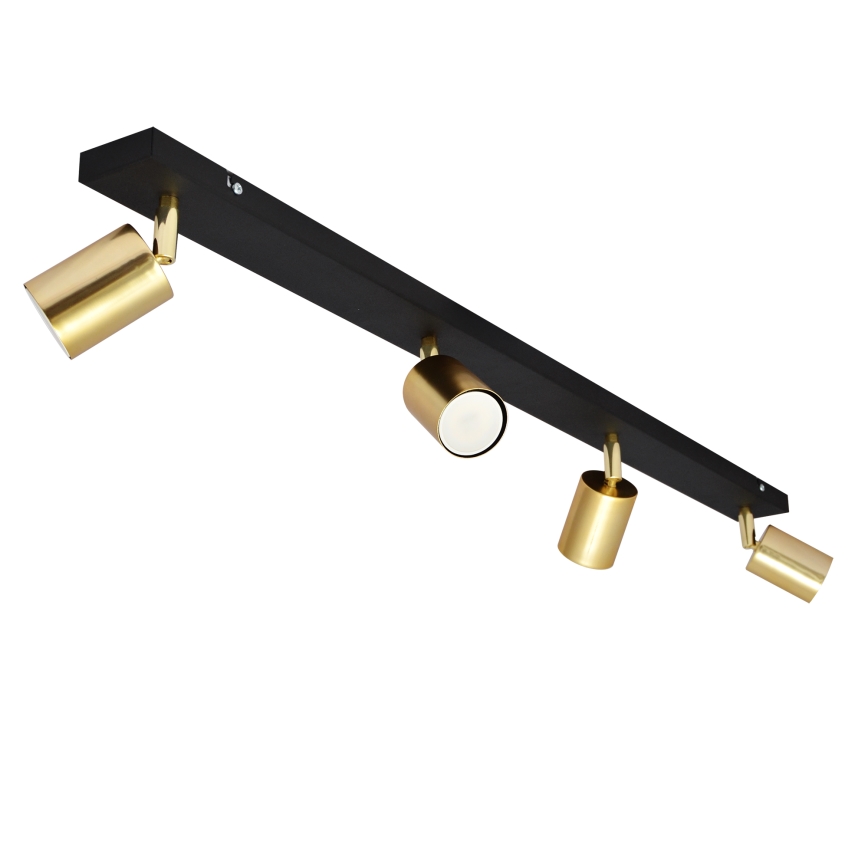 LED Reflektor TUNE 4xGU10/4,8W/230V zlata/črna