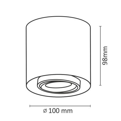 LED Reflektor XENO LED/15W/230V bela 1200lm