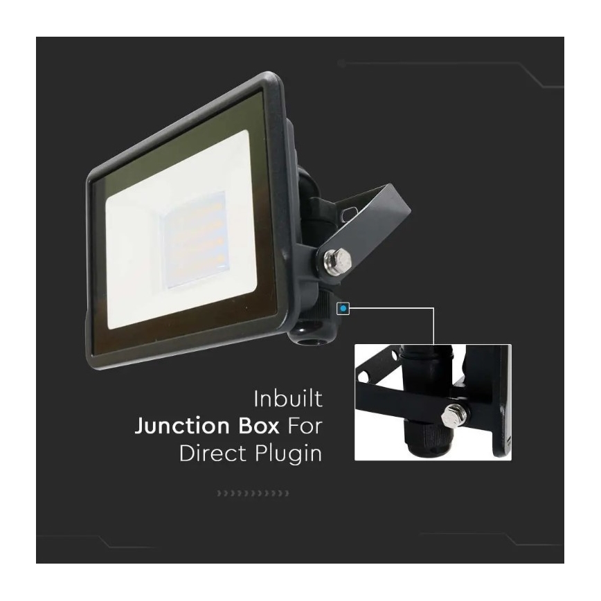 LED Reflektor z direktno povezavo SAMSUNG CHIP LED/20W/230V IP65 6500K