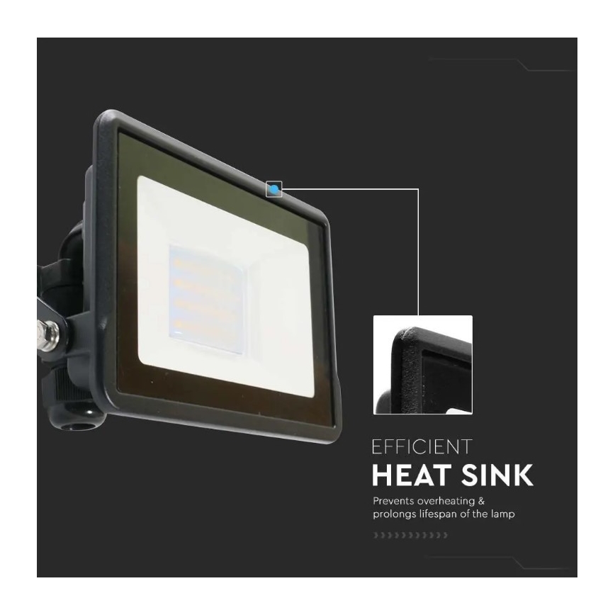 LED Reflektor z direktno povezavo SAMSUNG CHIP LED/20W/230V IP65 6500K