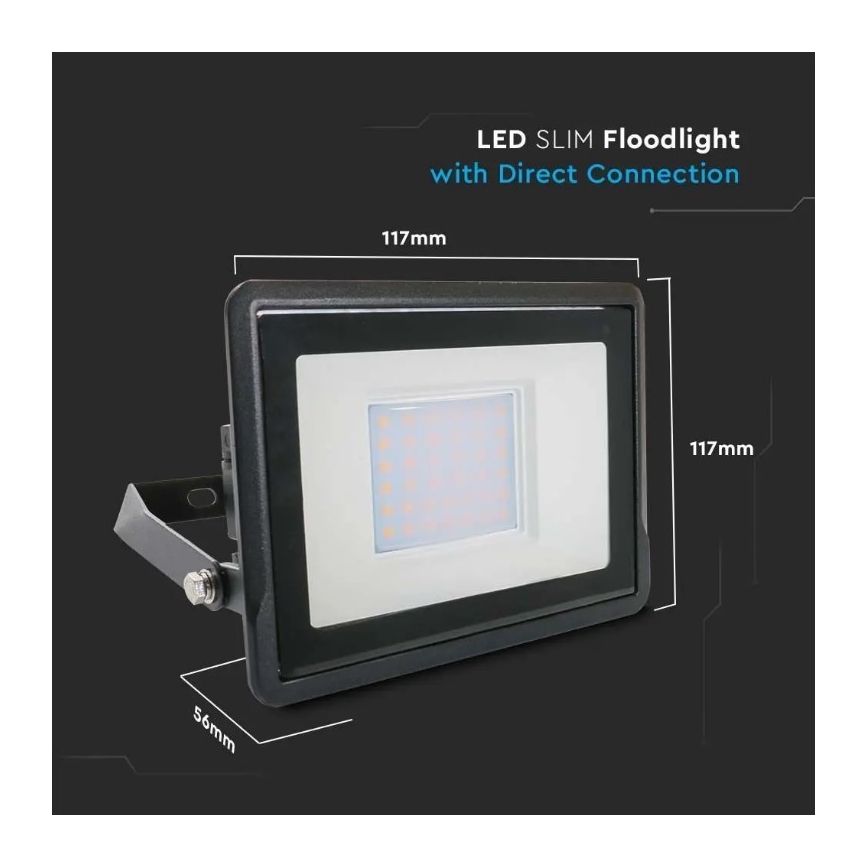 LED Reflektor z direktno povezavo SAMSUNG CHIP LED/30W/230V IP65 4000K