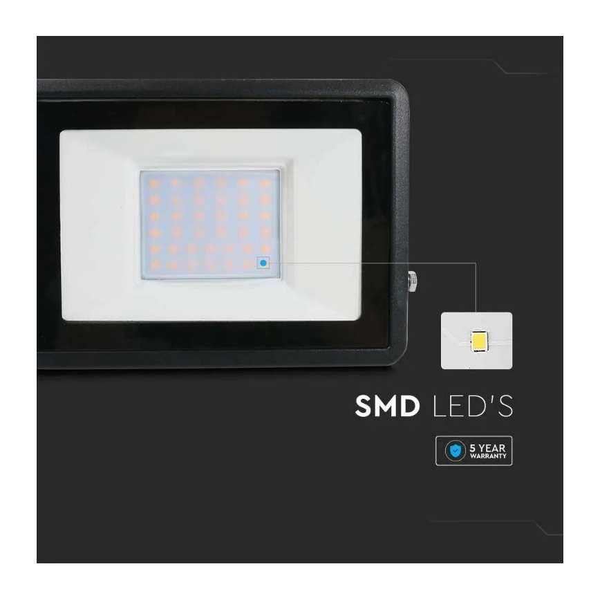 LED Reflektor z direktno povezavo SAMSUNG CHIP LED/30W/230V IP65 6500K