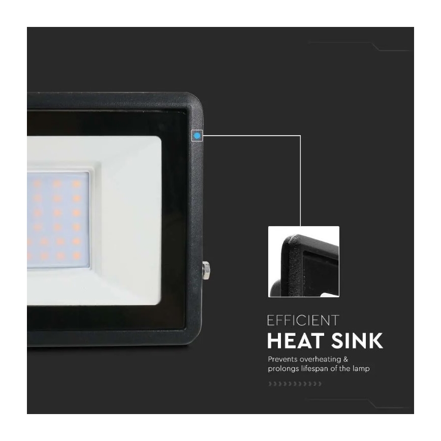 LED Reflektor z direktno povezavo SAMSUNG CHIP LED/30W/230V IP65 6500K
