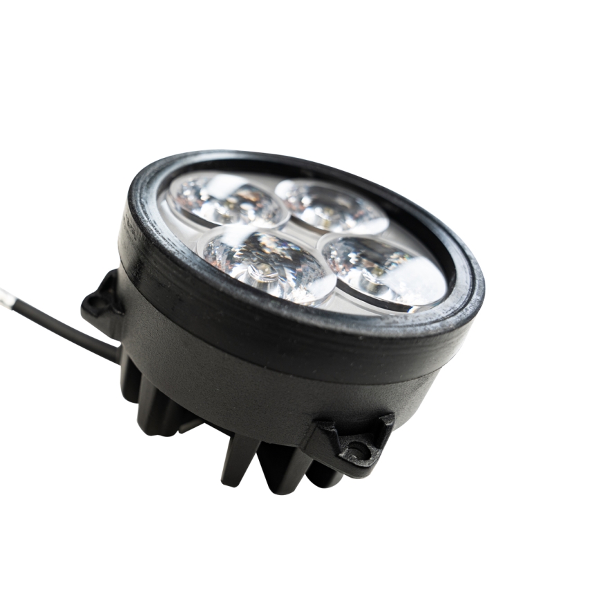 LED Reflektor za traktor BLACK LED/20W/10-30V IP69 5700K okrogla