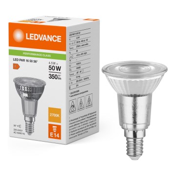 LED reflektorna žarnica PAR16 E14/4,5W/230V 2700K 36° - Ledvance