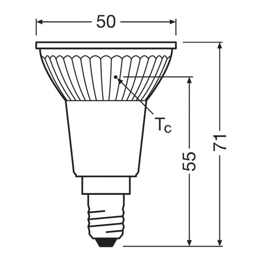 LED reflektorna žarnica PAR16 E14/4,5W/230V 2700K 36° - Ledvance