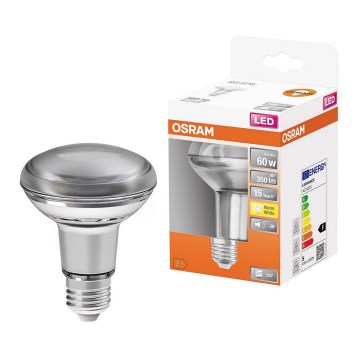 LED Reflektorska žarnica R80 E27/4,3W/230V 2700K - Osram