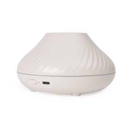 LED RGB Aroma difuzor z imitacijo plamena LED/6,5W/5V 130ml bela