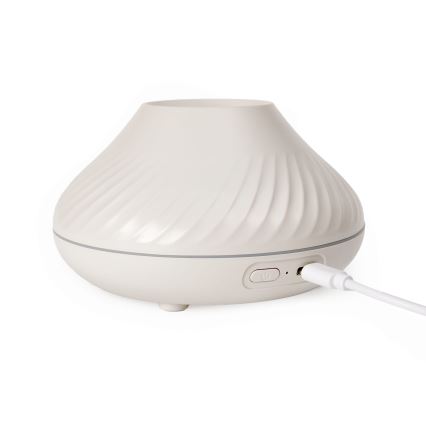 LED RGB Aroma difuzor z imitacijo plamena LED/6,5W/5V 130ml bela