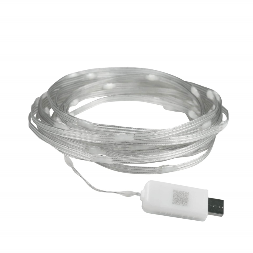 LED RGB Božična veriga LED/10W/5V 10 m USB + Daljinski upravljalnik