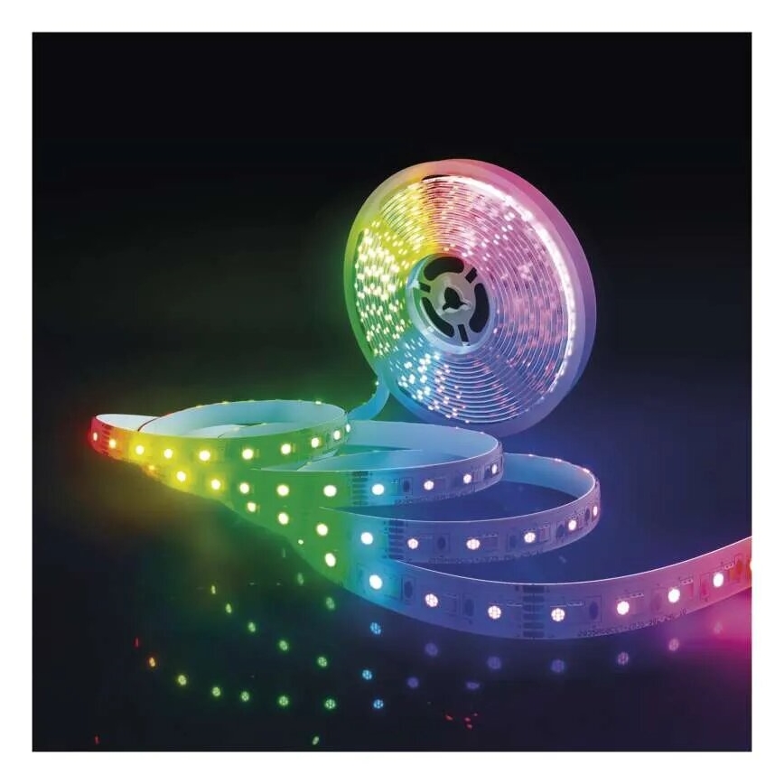 LED RGB+CCT Zatemnitveni trak GOSMART LED/11W/230V 2 m 2700-6500K IP44 Wi-Fi + Daljinski upravljalnik