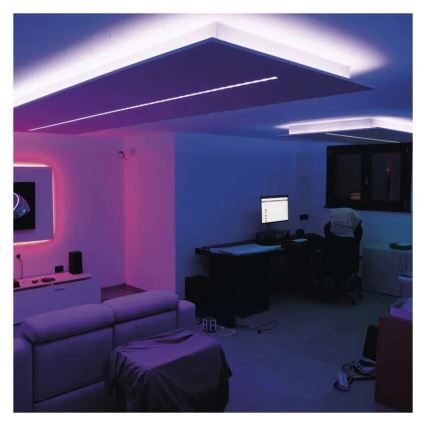 LED RGB+CCT Zatemnitveni trak GOSMART LED/11W/230V 2 m 2700-6500K IP44 Wi-Fi + Daljinski upravljalnik