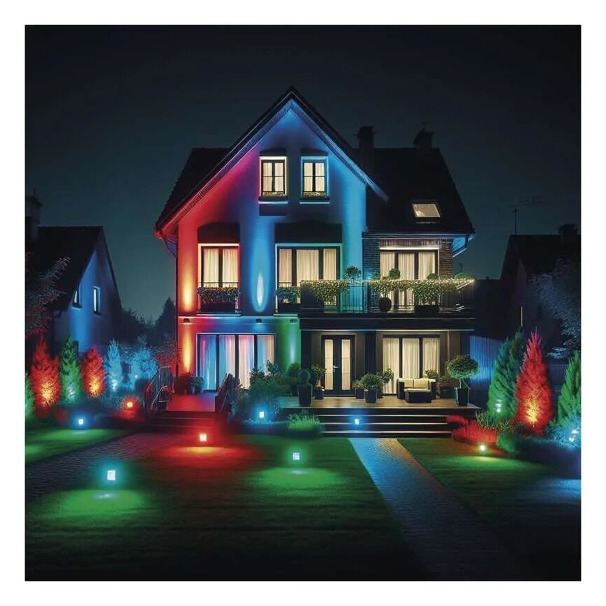 LED RGB+CCT Zatemnitveni reflektor GoSmart LED/50W/230V 3000-6500K IP65 Wi-Fi Tuya