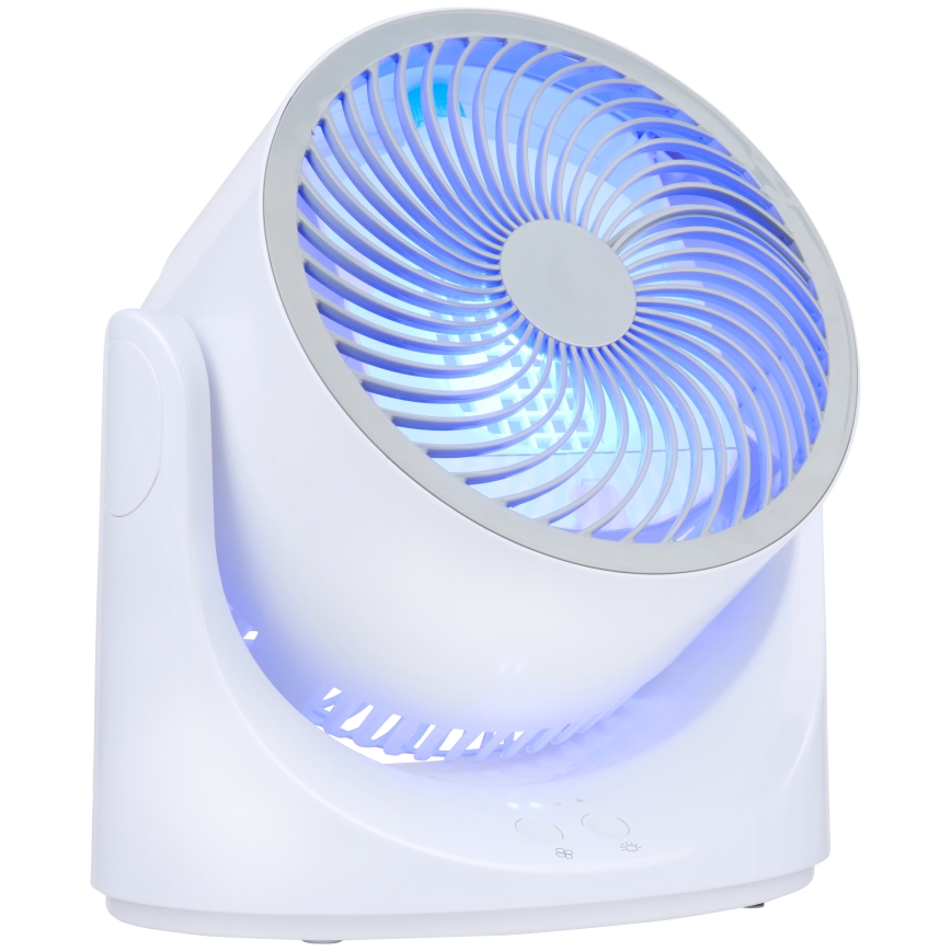 LED RGB Namizni ventilator z meglenim učinkom 5V