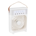 LED RGB namizni ventilator z meglico 10W/5V