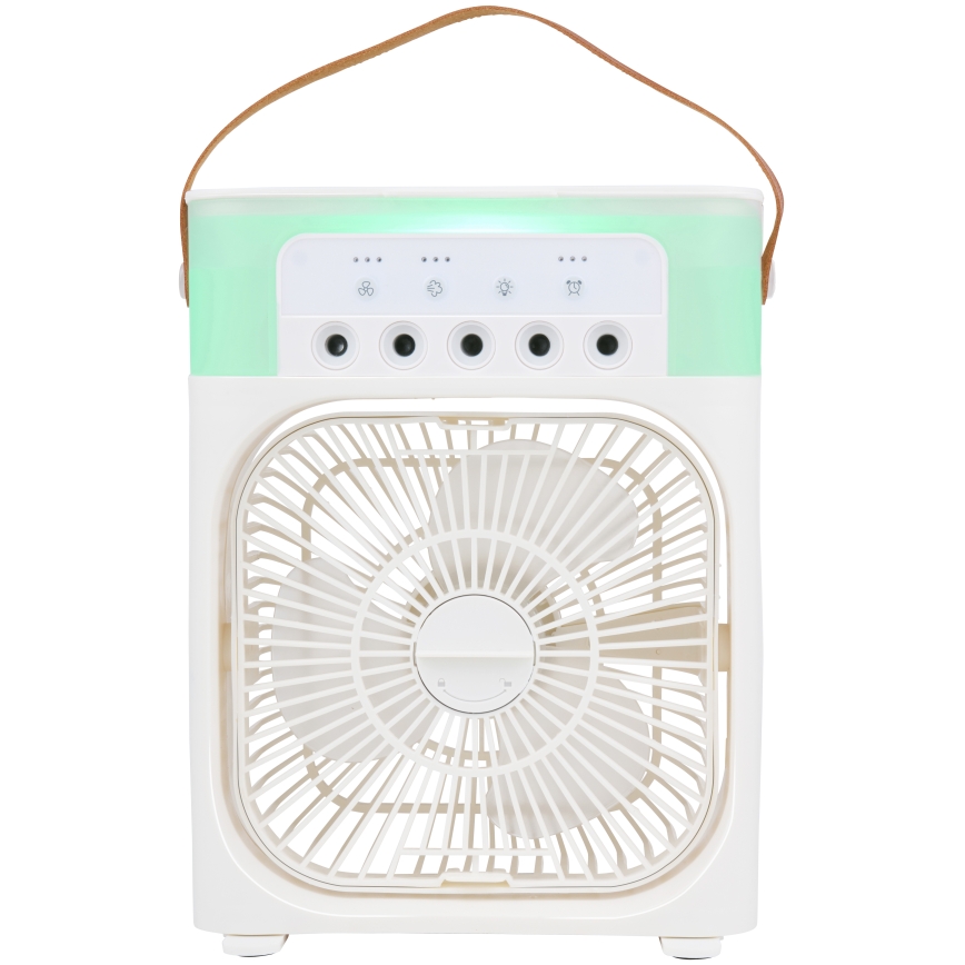 LED RGB namizni ventilator z meglico 10W/5V