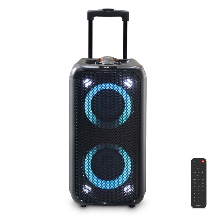 LED RGB Napolnitveni zvočnik 240W/4000 mAh + Daljinski upravljalnik
