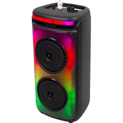 LED RGB Napolnitveni zvočnik z mikrofonom 400W/2400 mAh + Daljinski upravljalnik