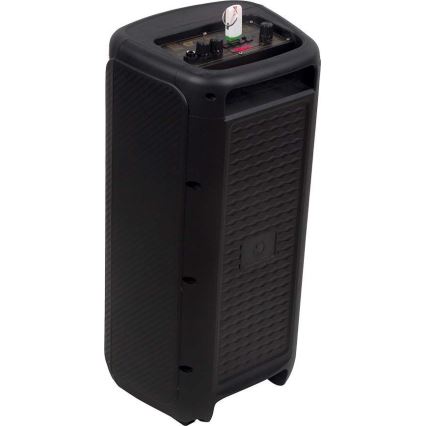 LED RGB Napolnitveni zvočnik z mikrofonom 400W/2400 mAh + Daljinski upravljalnik