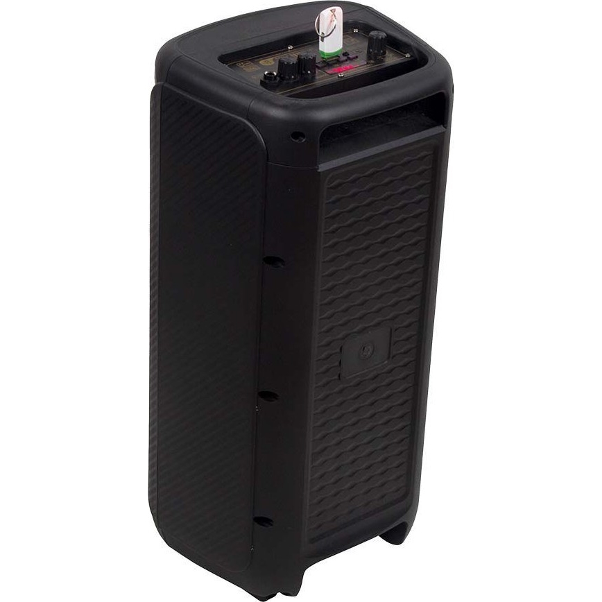 LED RGB Napolnitveni zvočnik z mikrofonom 400W/2400 mAh + Daljinski upravljalnik