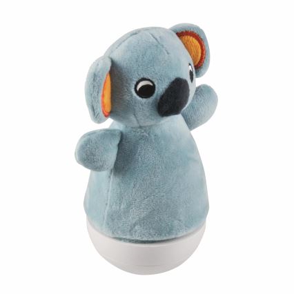 LED RGB Otroška nočna lučka z melodijo 3xAAA/5V koala