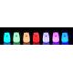 LED RGB Otroška svetilka na dotik BEAR LED/0,8W/5V bela + USB