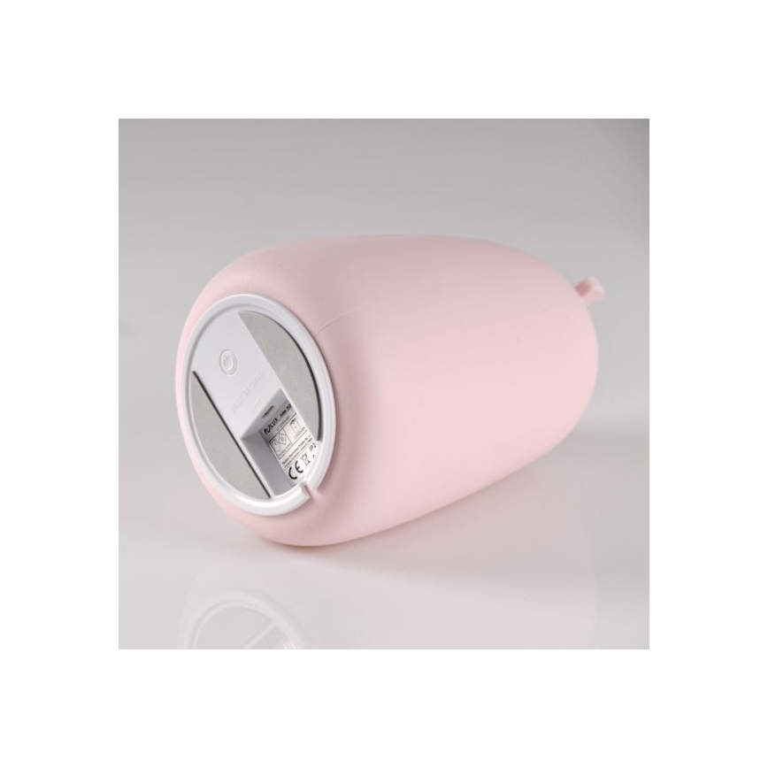 LED RGB Otroška svetilka na dotik BEAR LED/0,8W/5V roza + USB