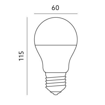 LED RGB Pametna zatemnitvena žarnica E27/9,5W/230V 2700-6500K Wi-Fi Tuya