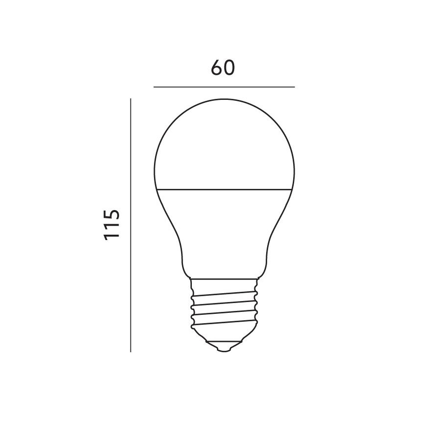 LED RGB Pametna zatemnitvena žarnica E27/9,5W/230V 2700-6500K Wi-Fi Tuya