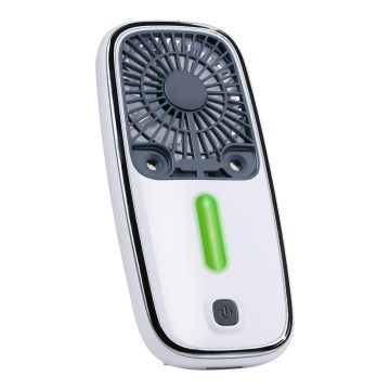 LED RGB polnljiv žepni ventilator z meglenim učinkom 3,7V 1200 mAh