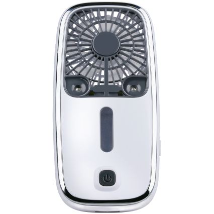 LED RGB polnljiv žepni ventilator z meglenim učinkom 3,7V 1200 mAh