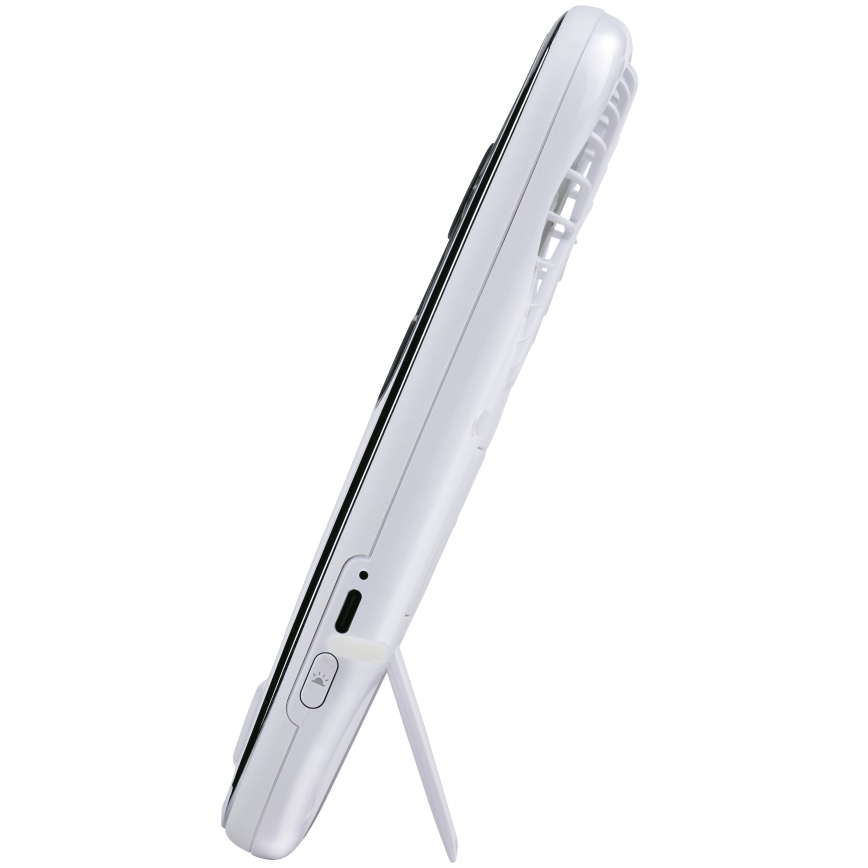LED RGB polnljiv žepni ventilator z meglenim učinkom 3,7V 1200 mAh