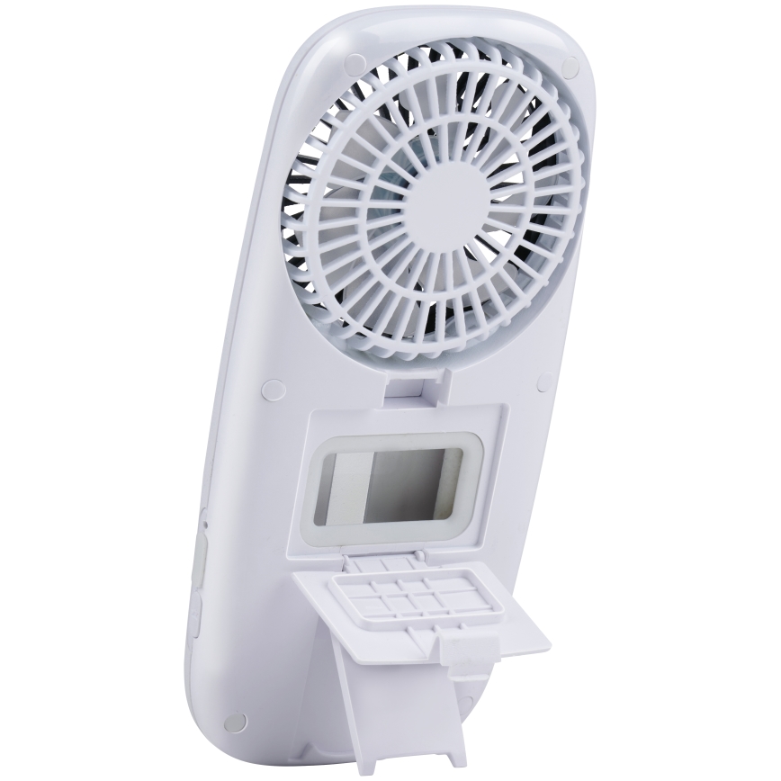 LED RGB polnljiv žepni ventilator z meglenim učinkom 3,7V 1200 mAh