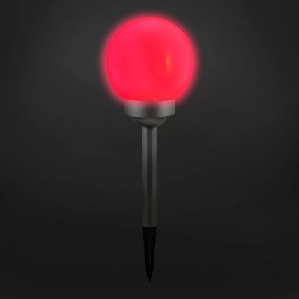 LED RGB Solarna svetilka BALL LED/0,2W/AA 1,2V/600mAh IP44