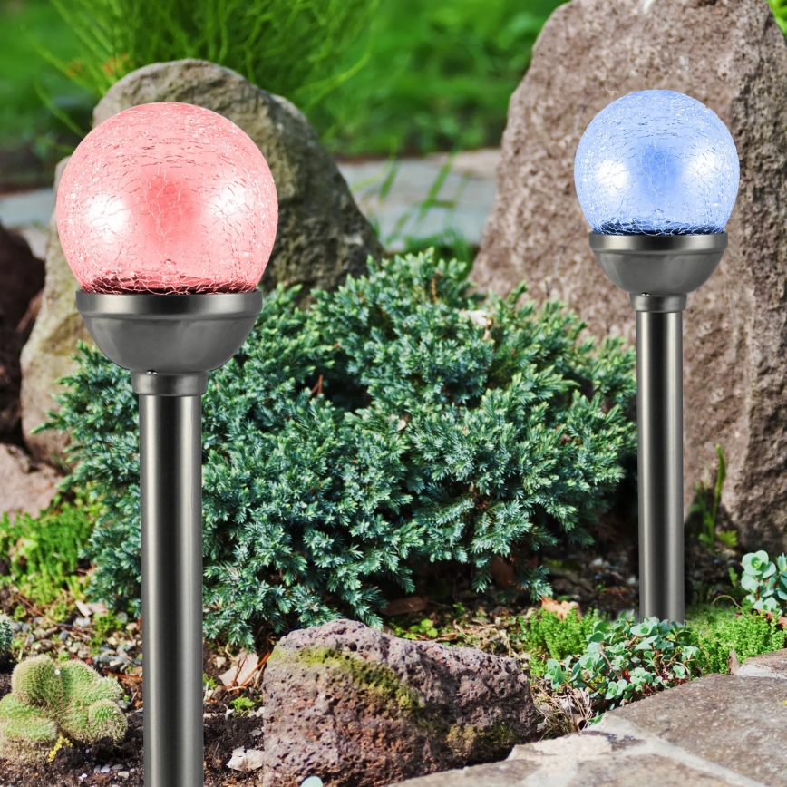 LED RGB Solarna svetilka LED/0,04W/1,2V 600 mAh IP44