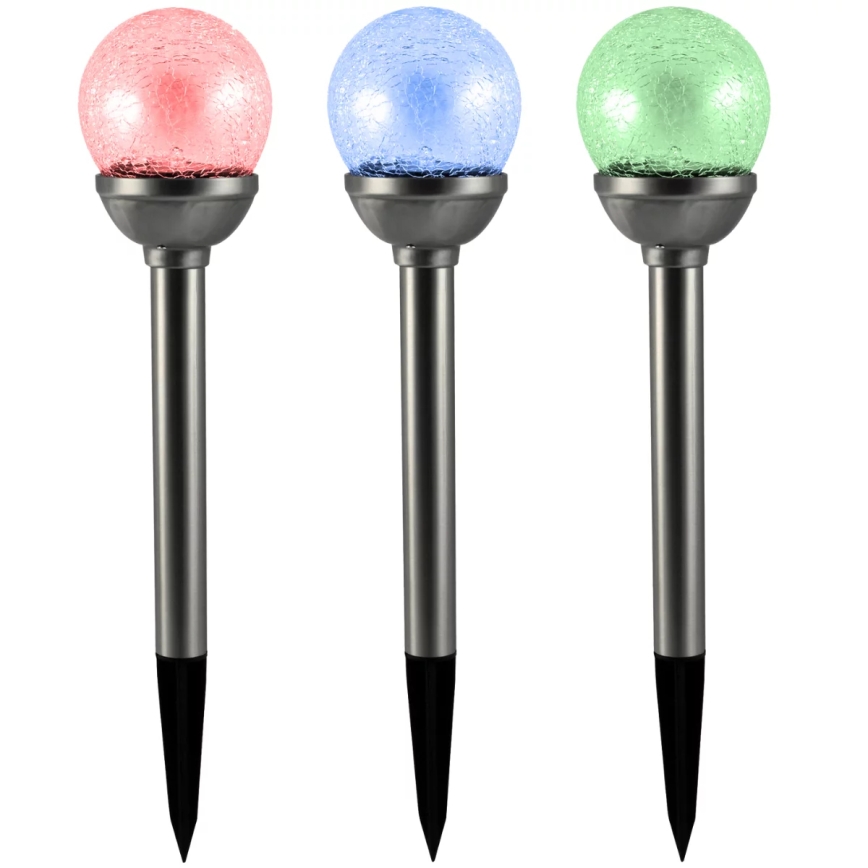 LED RGB Solarna svetilka LED/0,04W/1,2V 600 mAh IP44
