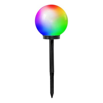 LED RGB solarna svetilka SPHERE, 1,2 V, IP44, 200 mAh, premer 20 cm
