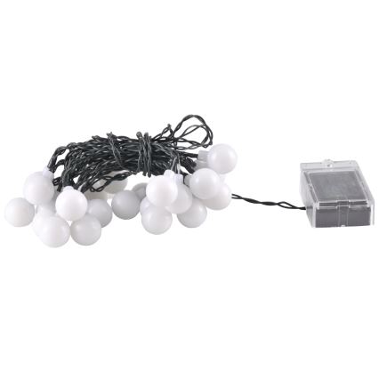 LED RGB Solarna veriga PARTY 30xLED/1,2V 400 mAh 3,9 m IP44