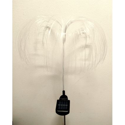 LED RGB sončna svetilka LED/1,2V 300 mAh IP44 črna