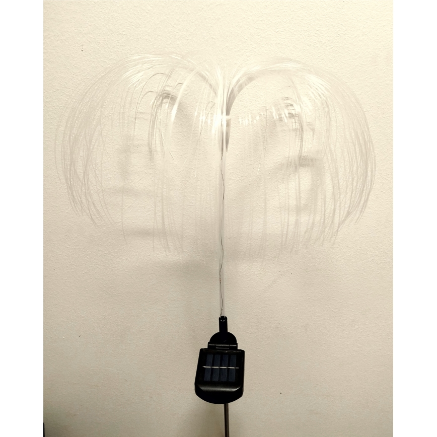 LED RGB sončna svetilka LED/1,2V 300 mAh IP44 črna