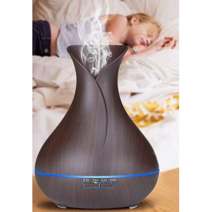 LED RGB Vlažilec in ionizator zraka 400 ml