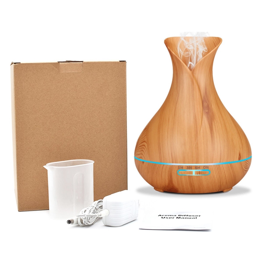 LED RGB Vlažilec in ionizator zraka 400 ml