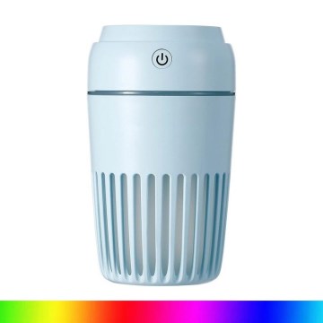 LED RGB Vlažilec zraka 300 ml LED/2W/5V modra