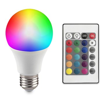 LED RGB Žarnica E27/6W/230V zatemnitvena 3000K