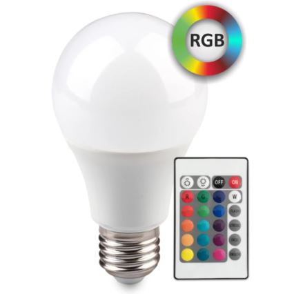 LED RGB Žarnica E27/6W/230V zatemnitvena 3000K